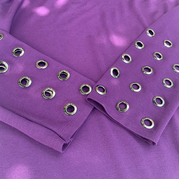 Halston womens long sleeve blouse size Medium. - Picture 4 of 8